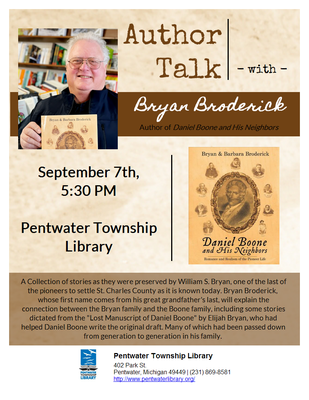 Author Talk with Brian Broderick Author Talk with Brian Broderick