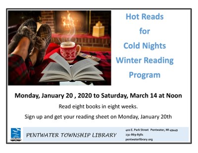 Hot Reads for Cold Nights Winter Reading Program
