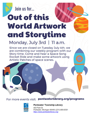 Out of this World Artwork and Storytime