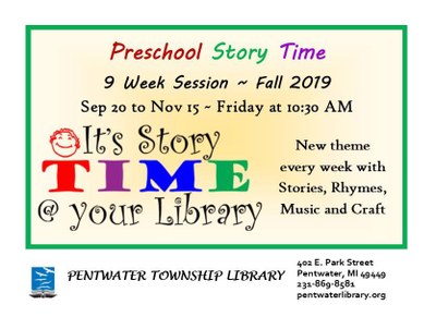 Preschool Story Time Preschool Story Time